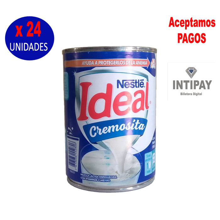 Leche Ideal Cremosita 395 gr X 24 Unid